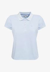 Guess Lds Es Logo Pique Polo Blue