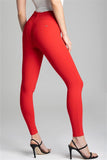Sissyboy Joey: Sculpt Knit Jegging Red