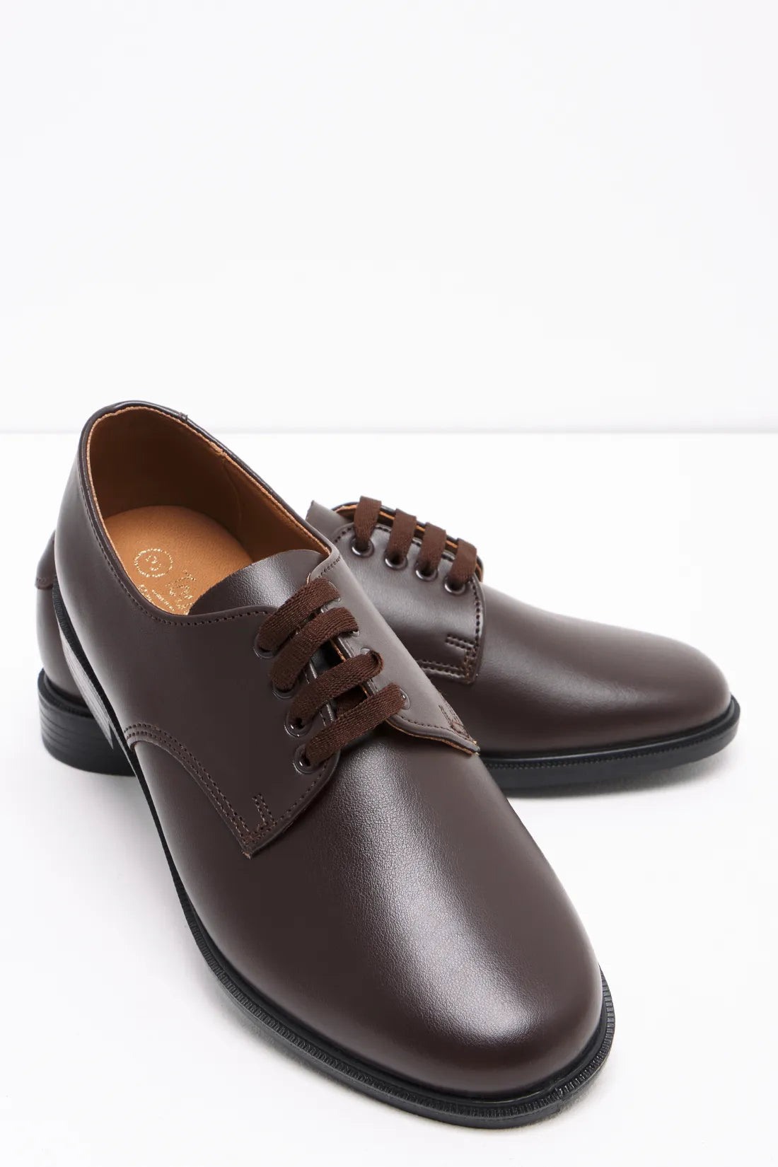 Toughees Enlight Boys Brown School Shoes