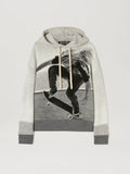 Palm Angels Jard Skater Hooded Sweater  Grey/Melan