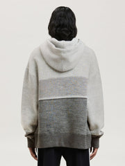 Palm Angels Jard Skater Hooded Sweater  Grey/Melan