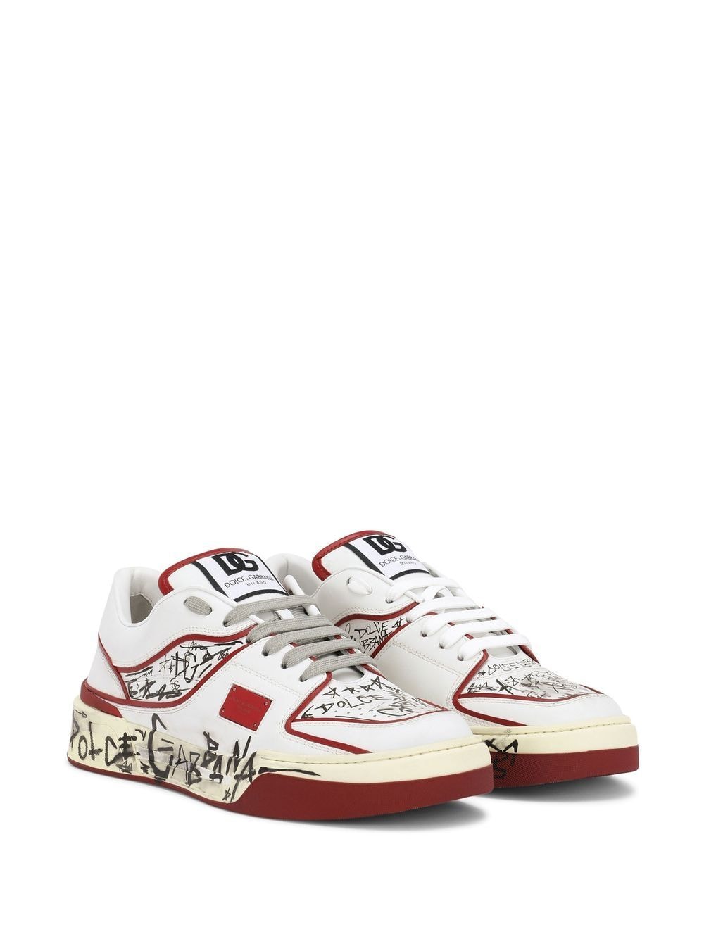 Dolce and clearance gabbana graffiti sneakers