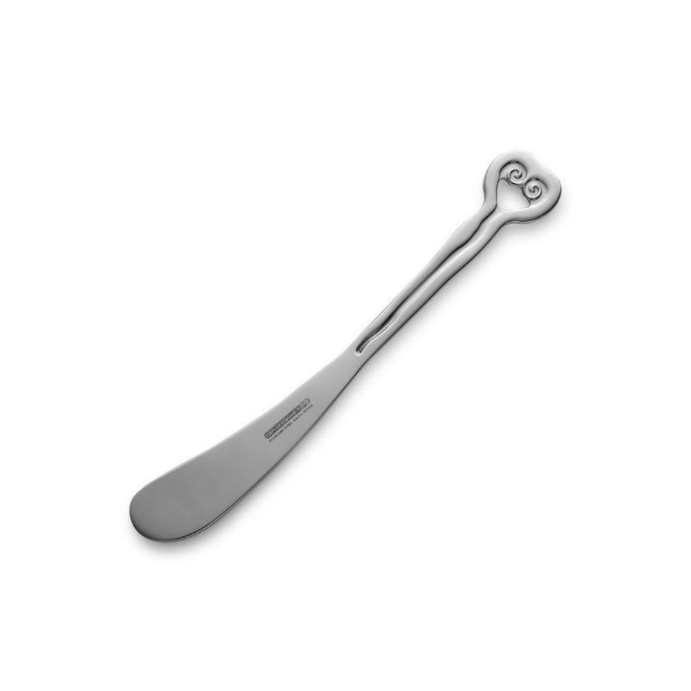 Carrol Boyes Butter Spreader-Hanging Wave