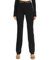 Calvin Klein  J2197400 Logo Intarsia Knitted Jog Pants  Black