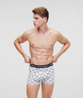 Karl Lagerfeld 225M2101 3 Pack Boxers Black And White