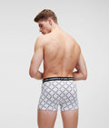 Karl Lagerfeld 225M2101 3 Pack Boxers Black And White