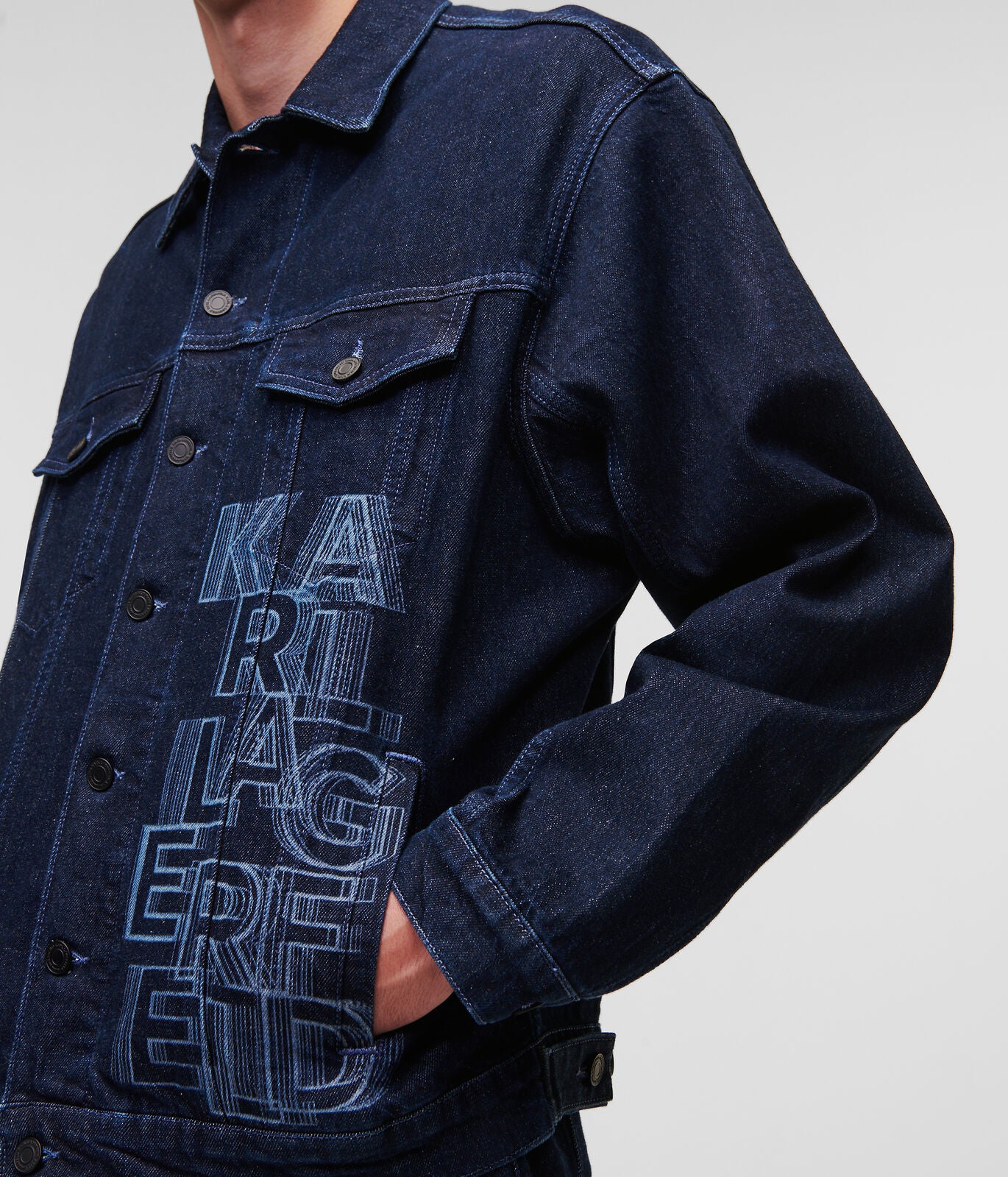 Karl Lagerfeld Karl Logo Denim Jacket