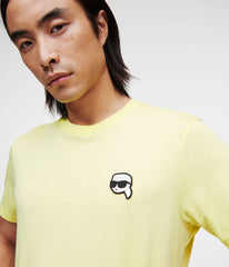 Karl Lagerfeld Karl Ikonik Mini Patch T-Shirt In Luminary Green