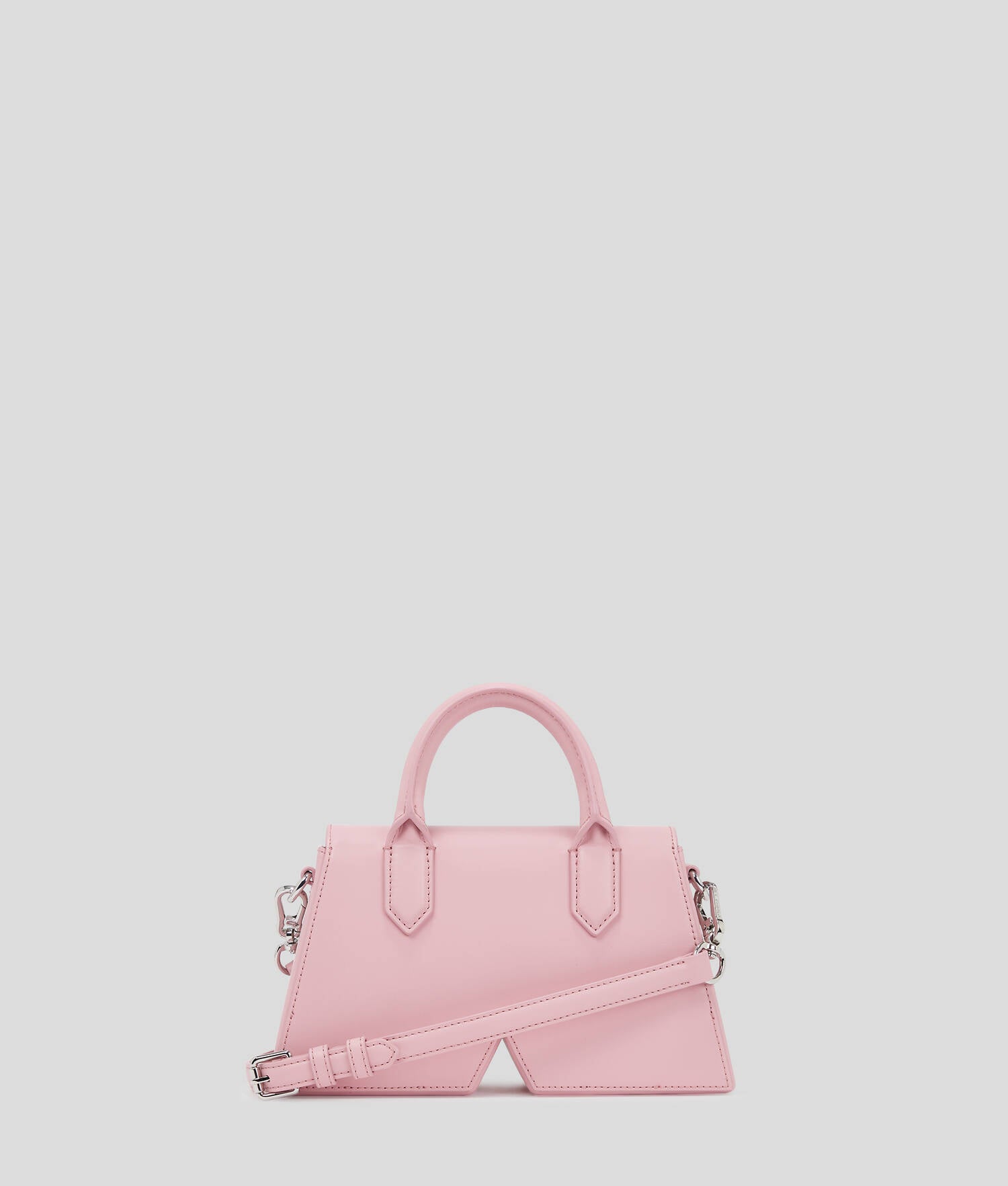 Karl Lagerfeld 235W3043 Ik/K Leather Crossbody Bag Pink