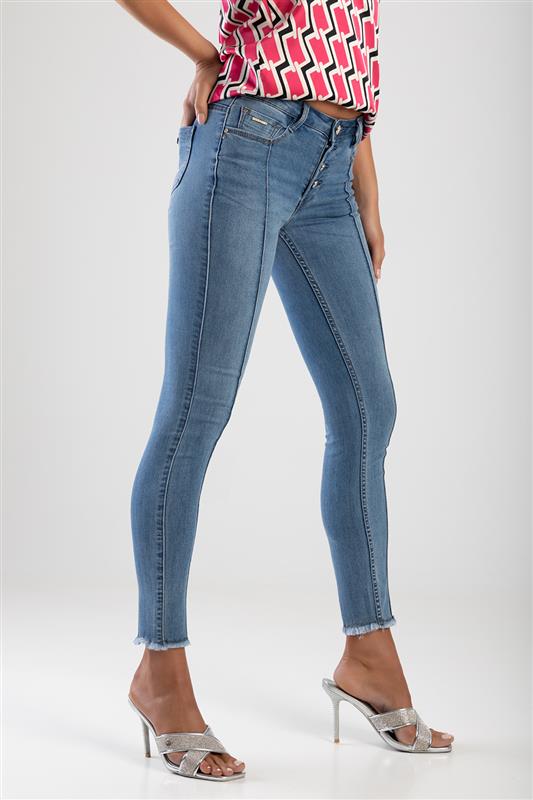 Sissyboy P29957 Ladies Mid Waist Skinny Jeans W/ P