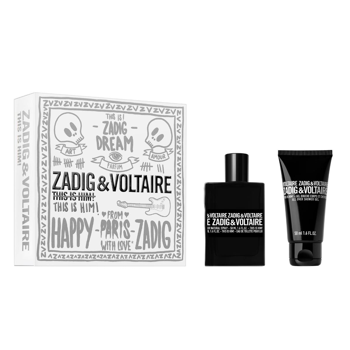 Zadig & Voltaire This Is Him Eau De Toilette 50Ml Gift Set
