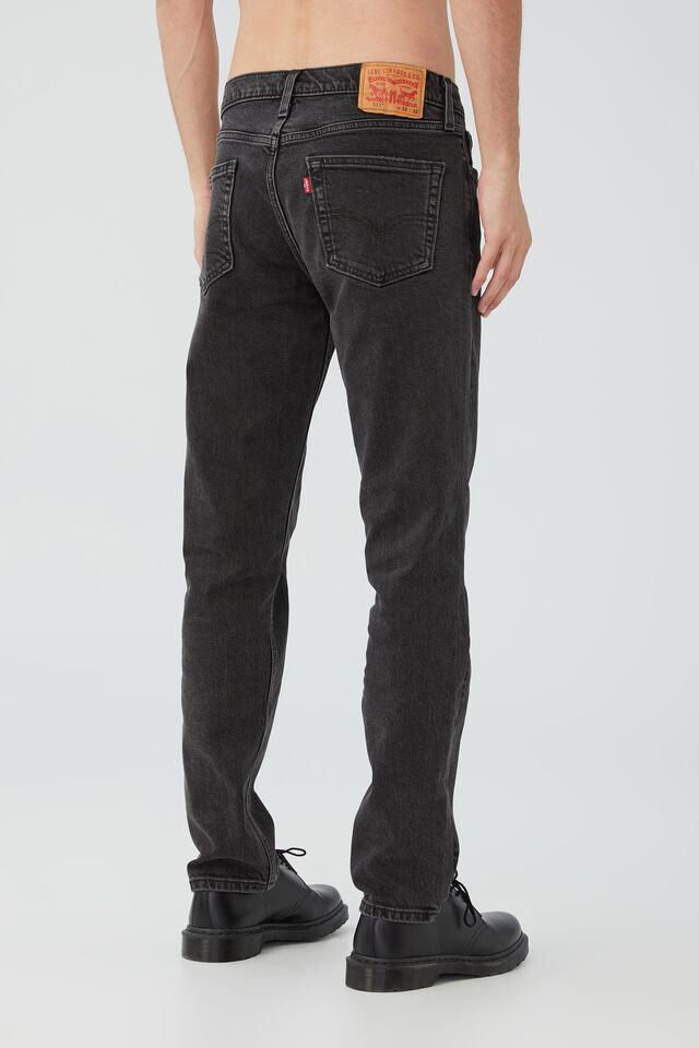 Levis Slim Broken Record Adv Black