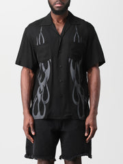 Vision Of Super Vs00506 Shirt With Grey Flames Black