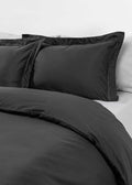 Egyptian Cotton Co T400 Duvet Cover Super King Oxf Grey