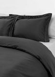 Egyptian Cotton Co T400 Duvet Cover Super King Oxford Grey