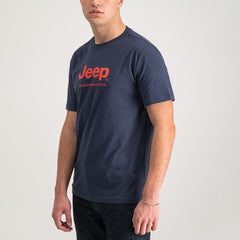 Jeep M Jeep Logo Print Tee Jmic23211 Navy