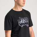 Jeep Jmic23214 Car Icon Print Tee Black