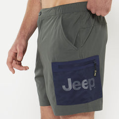 Jeep Jms23121 M Packable Shorts Jungle