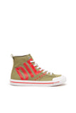 Diesel Y03233P2468 Unisex S-Athos Mix X Sneakers Olive