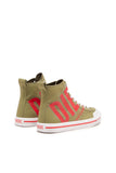 Diesel Y03233P2468 Unisex S-Athos Mix X Sneakers Olive