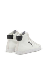 Diesel Y03237P2056 Mens S-Leroji Mid Sneakers White & Black