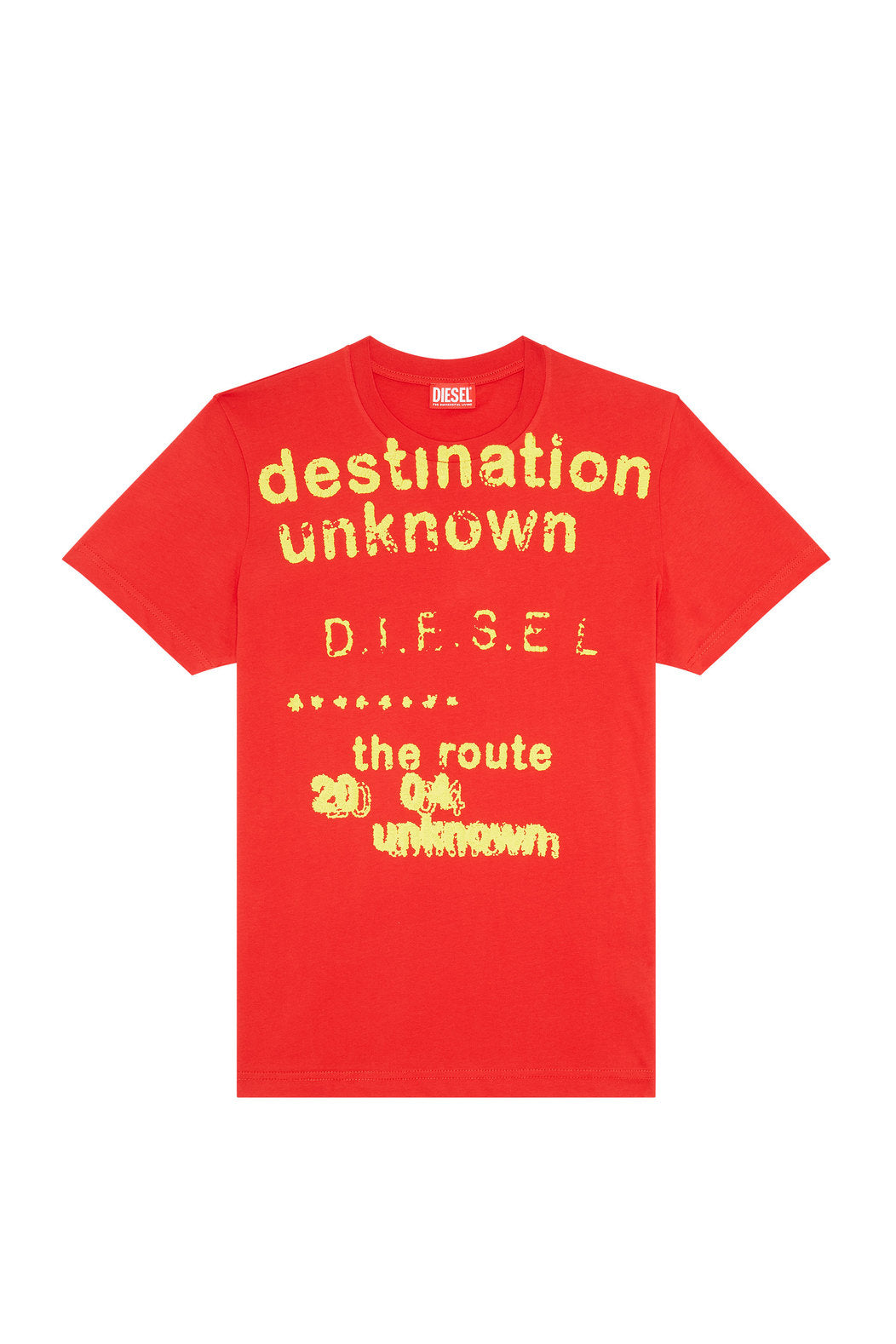 Diesel A110450Grai M T-Diegor K62 T-Shirt Red