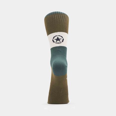 Jeep U 2 Pack Fun Sock Olive Multi