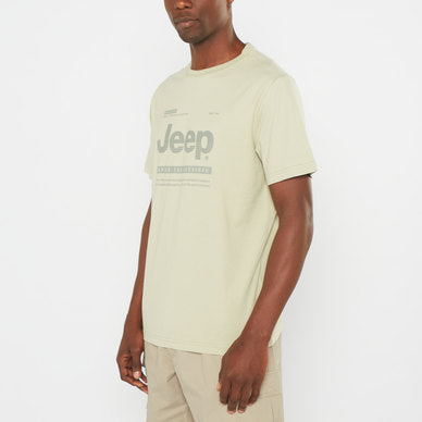 Jeep Jms23005 M Logo/Icon Strong Tee Green