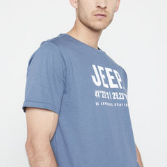 Jeep M Logo/Icon Strong Tee Jms23019 Vintage Blue