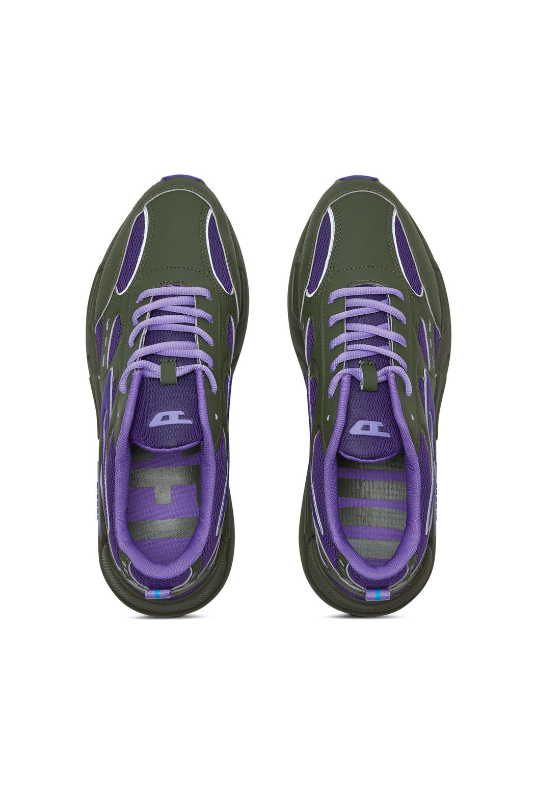 Diesel Y02868P5179 Mens Serendipity Sport Sneakers Green/Purple