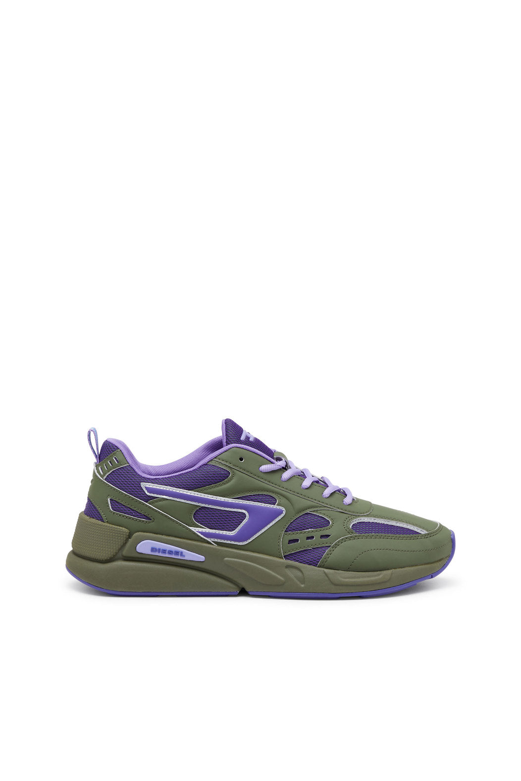 Diesel Y02868P5179 Mens Serendipity Sport Sneakers Green/Purple