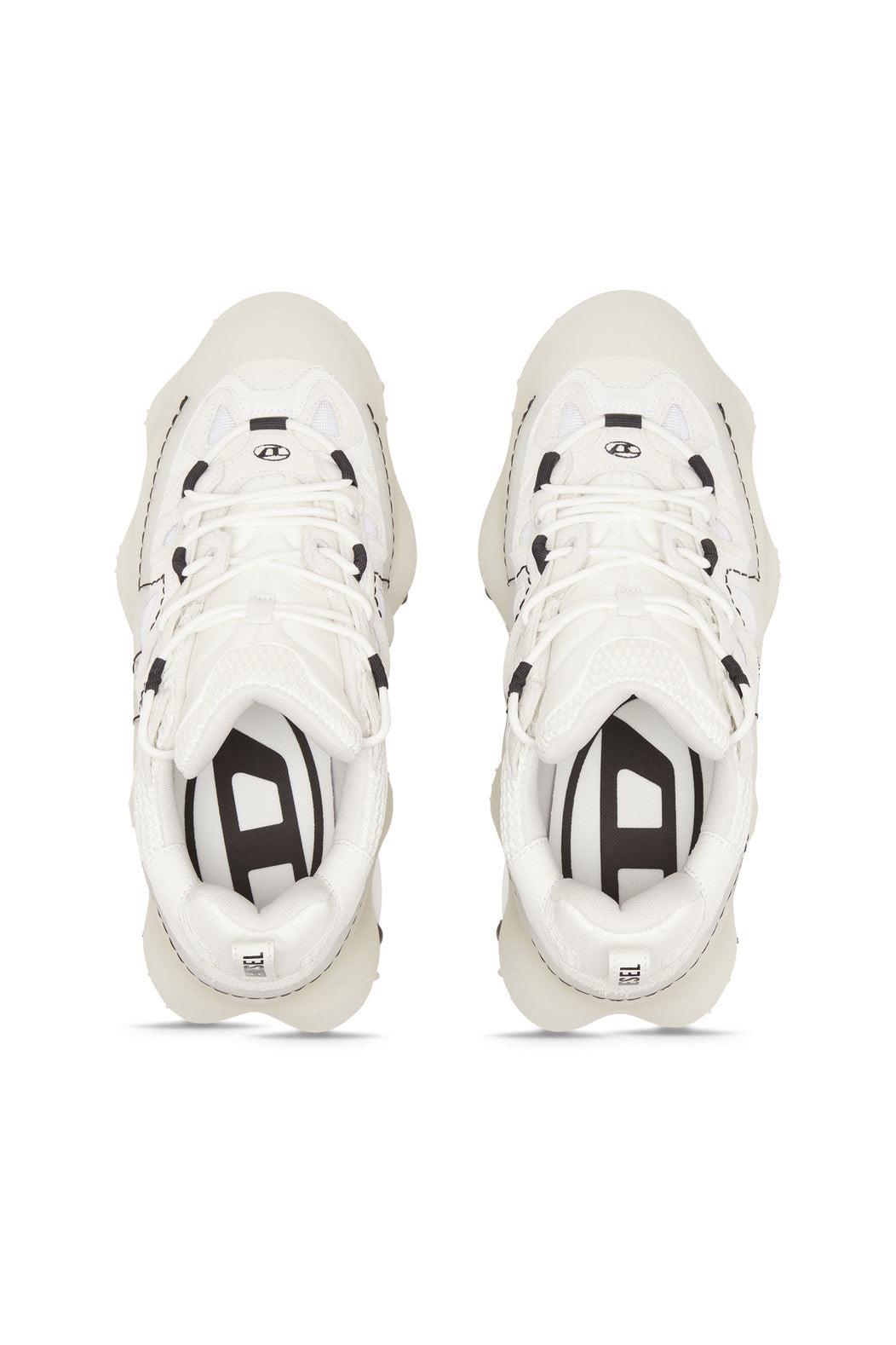 Diesel Y03135P5604 Mens S-Prototype P1 Sneakers White And Black