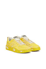 Diesel Y03024P5578 Mens S-Ukiyo V2 Low Sneakers Yellow
