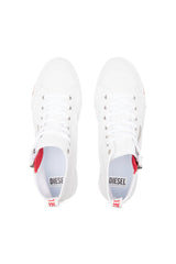 Diesel Y03267P1732 Mens S-Athos Zip Mid Sneakers White