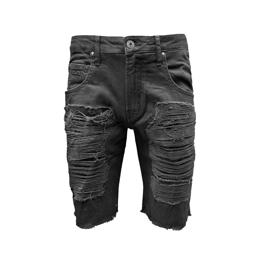Vialli Vjs22R77 Cutoff Shorts Black