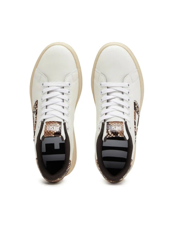 Diesel Y0287Pr087 Ladies Athene S-Low Sneakers White