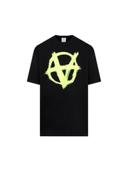 Vetements Anarchy Logo-Print T-Shirt Black