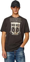 Diesel - M - T-Just -L12 T-Shirt A114410Amdm Khaki