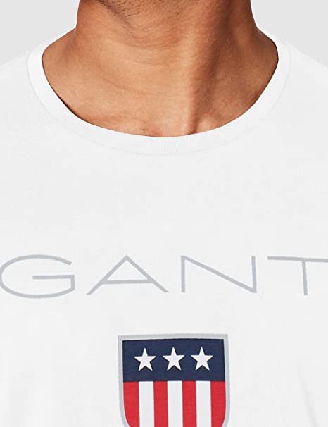 Gant 342104 Shield Ls T-Shirt White