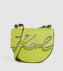 Karl Lagerfeld 235W3060 Karl-Logo Sm Saddle Bag Green