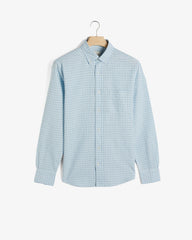 Gant 343524 Reg Oxford Tattersal Shirt Blue