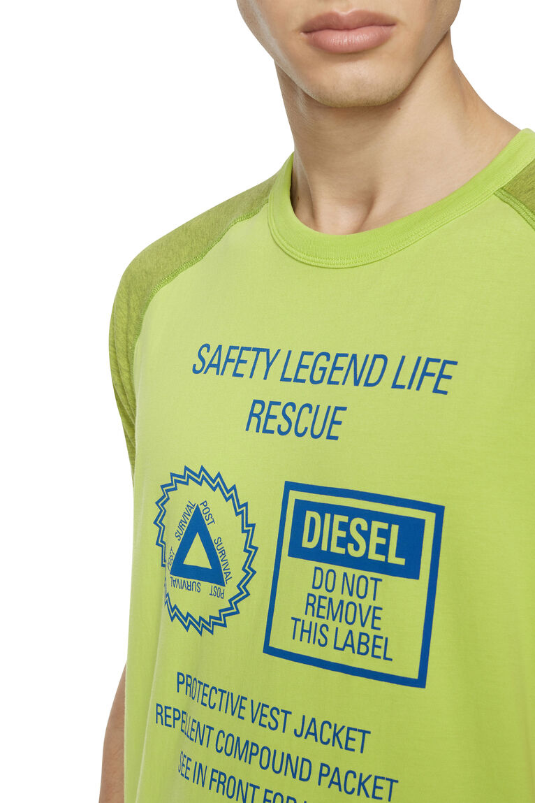 Diesel A063880Pda-M-T Dieglan T-Shirt Lime