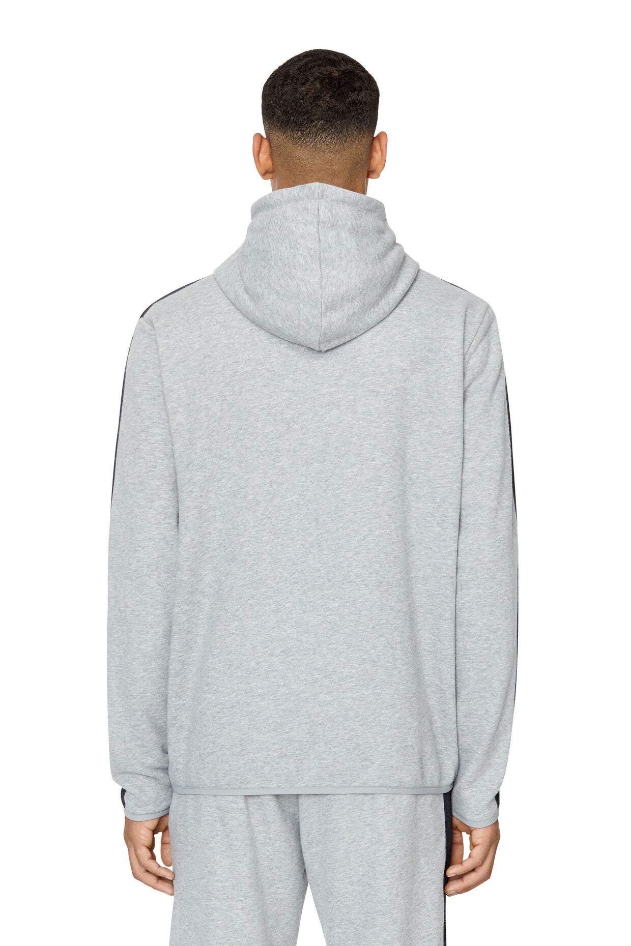 Diesel M Amst Coarll Wt 24 Sweat Shirt Grey