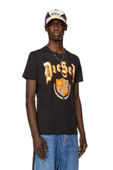 Diesel A110440Grai T-Diegor K62 T-Shirt Black