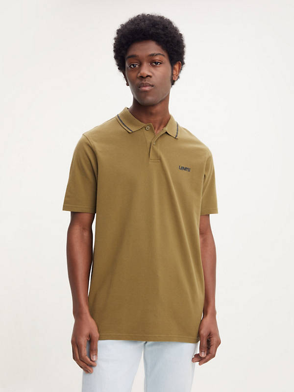 Levis Relaxed Seasonal Polo  Olive