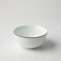 JENNA CLIFFORD - Premium Porcelain 14cm Cereal Bowl With Black Band