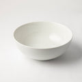 JENNA CLIFFORD - Embossed Lines Salad Bowl 25cm In Cream White