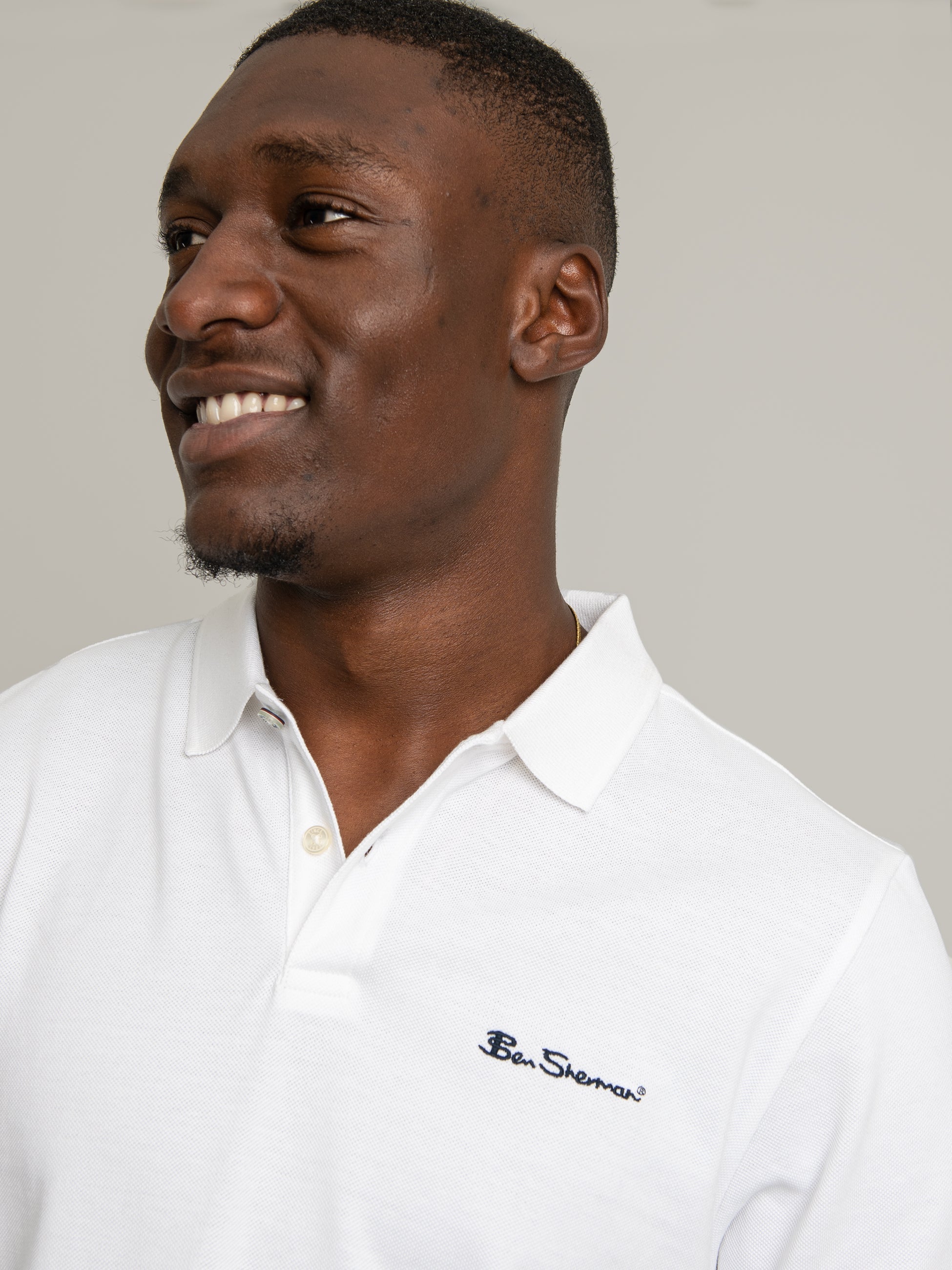 Ben Sherman Polo Short Sleeve White