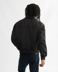 Calvin Klein J3219080 Reversible Aop Bomer Jacket Black