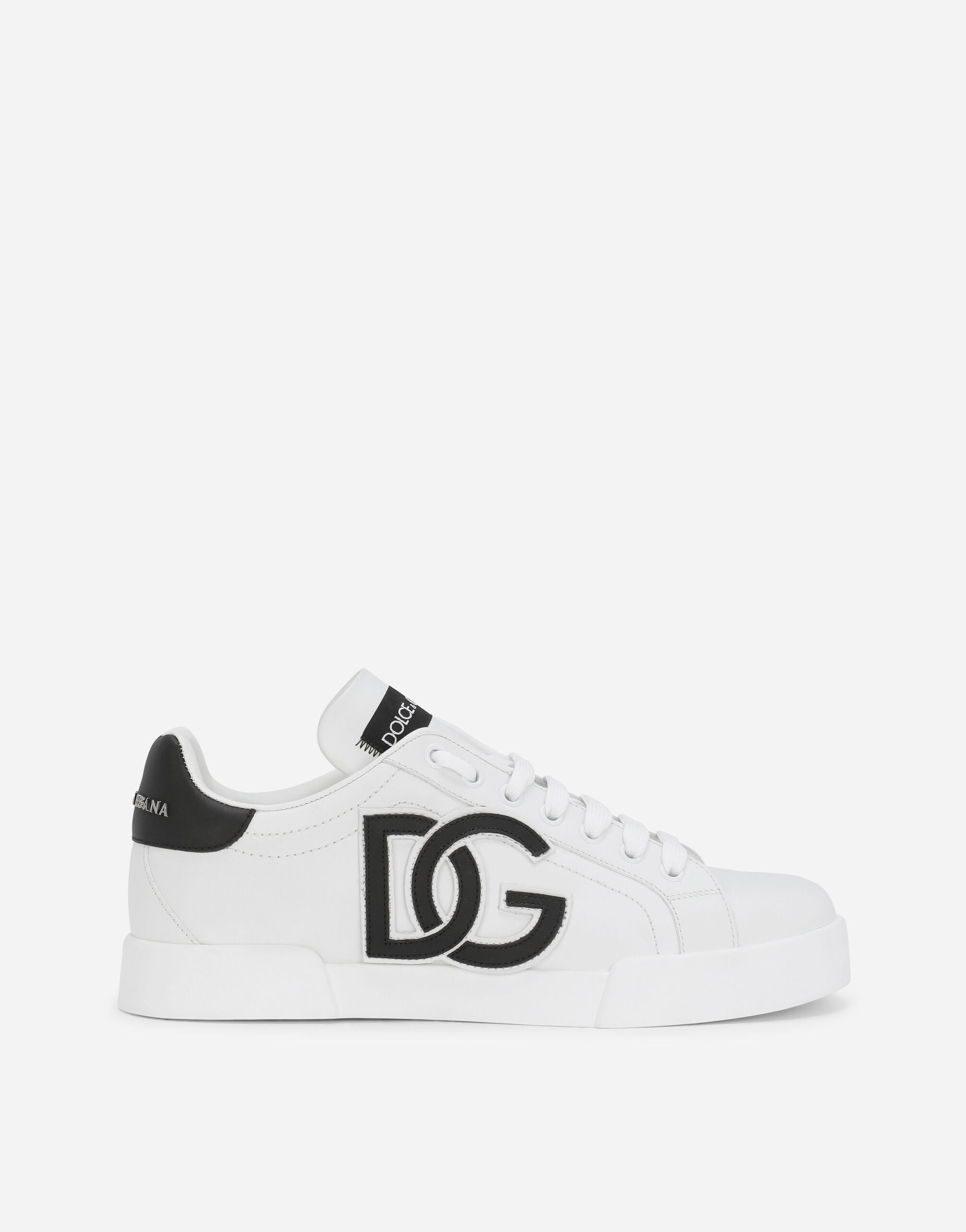 Dolce & Calfskin Sneakers With Logo White | – Sedgars SA